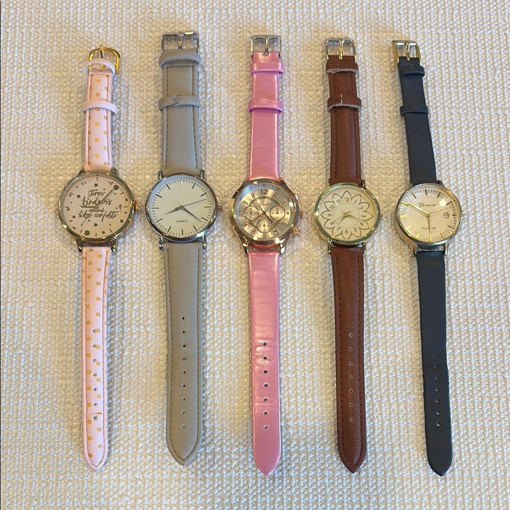 Set of Five Watches